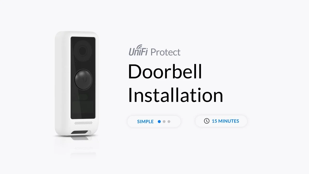 Ubiquiti: новика видеодомофон UniFi Protect G4 Doorbell